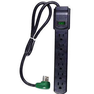 Amazon - Go Green Power GG-16103MSBK 6 插座电涌保护器 ，6.5折
