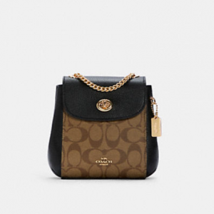 Extra 15% Off Off Coach Convertible Mini Backpack In Signature Canvas @ Coach Outlet	