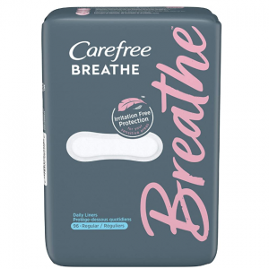 Carefree Breathe 超薄透氣衛生巾 96片 @ Amazon
