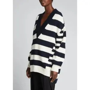 Bergdorf Goodman官网精选ALEXANDER MCQUEEN条纹针织衫优惠