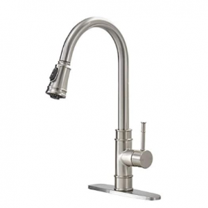 QWQFAN 可拉伸304不锈钢厨房水龙头 另有黑色可选 @ Amazon