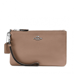 57% Off COACH Small Leather Wristlet @ Saks Fifth Avenue