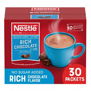 Nestle 雀巢熱可可粉 0糖0脂肪 30包裝 @ Amazon