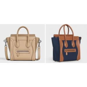 2025最全CELINE Luggage思琳笑脸包真假辨别 + 细节对比指南！