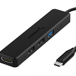 Amazon - Sabrent 60W PD HDMI USB-C 5口 扩展坞 ，4.4折