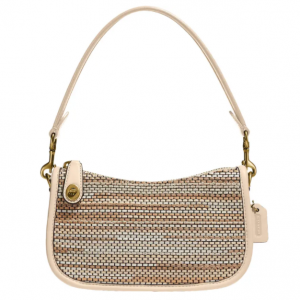 Nordstrom官网 Coach Originals Swinger 编织皮革腋下包6折热卖