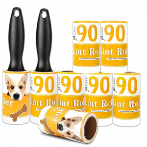 YINDIA Lint Roller Lint Rollers for Pet Hair Extra Sticky,2 Handles and 8 Refills, 720 Sheets 