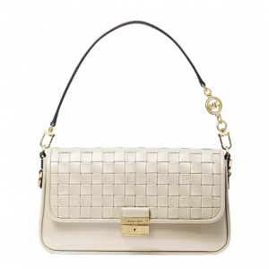 王霏霏同款：Belk官网 MICHAEL Michael Kors小号编织腋下包5折热卖