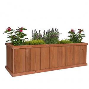 Greenstone 实木种植花床 48" x 15.2" x 15.2" @ Amazon
