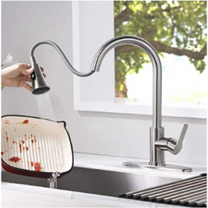 5折！AMAZING FORCE 可拉伸厨房不锈钢水龙头 @ Amazon