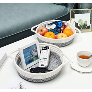 ABenkle 10寸编织收纳篮2个 @Amazon