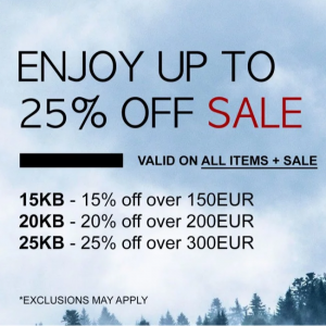 Up To 25% Off €300+ @ Cultizm