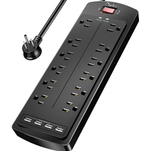 32% off Power Strip , Nuetsa Surge Protector with 12 Outlets and 4 USB Ports @Amazon
