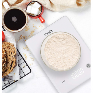 Vitafit 厨房电子秤 最大称重22磅 @ Amazon