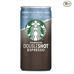 Starbucks Doubleshot 星倍醇濃縮+奶油咖啡 6.5oz x 12罐 @ Amazon