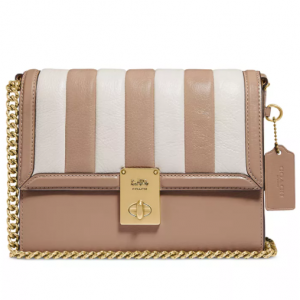 40% Off COACH Hutton Leather Shoulder Bag With Colorblocked Quilting @ Macy's