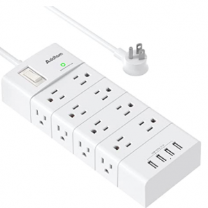 Addtam 16 Outlets + 4 USB Ports 过载浪涌保护插座 @ Amazon