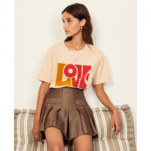 Sandro Paris LOVE T恤