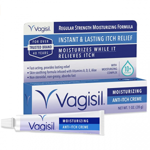Vagisil Regular Strength Anti-Itch Moisturizing Feminine Cream for Women, 1 oz @ Amazon