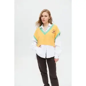 BDG Rudy Cropped Vest Sale @ Urban Outfitters