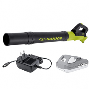 Sun Joe 无绳紧凑型涡轮喷气鼓风机 清理后院落叶神器 @ Amazon