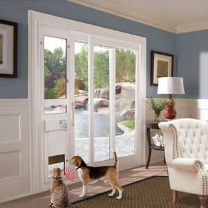 High Tech Pet Products Large Power Automatic Sliding Glass Pet Patio Door @ Chewy