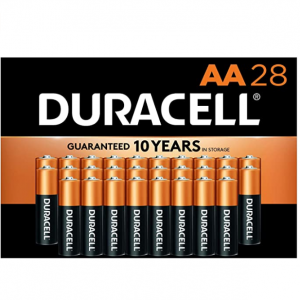 Duracell AA 铜头碱性电池 28颗 @ Amazon