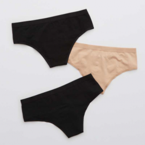 Aerie Cotton Elastic Cheeky Underwear 3-Pack @ American Eagle Outfitters