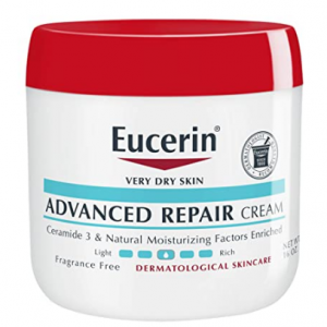 Amazon Eucerin優色林身體修護霜16oz罐裝熱賣 不含香精適合幹皮