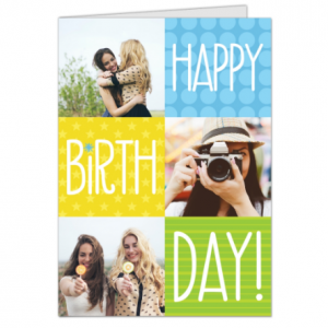 Walgreens Photo 5X7寸翻折照片卡