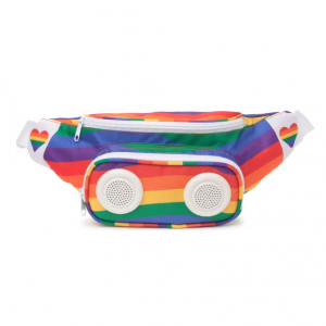 79% Off Colorways Rainbow Bluetooth Speaker Fanny Pack @ Nordstrom Rack