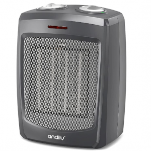 Andily 小巧型陶瓷电暖器 带恒温 @ Amazon