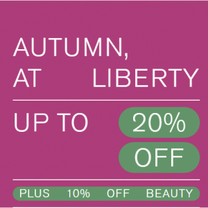 Beauty Sale (SUQQU, Sisley, Kiehl's, Byredo, LE LABO, NARS, Chantecaille) @ Liberty London 