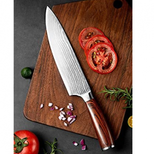 3.8折！QWQW 8 英寸德国高碳不锈钢厨师刀 @ Amazon