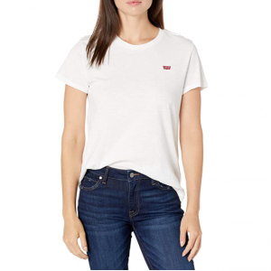 Amazon官网 Levi's 李维斯女士纯棉经典T恤49折热卖