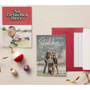 Shutterfly 个人定制节日祝福卡片 10张