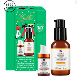 Powerful-Strength Line-Reducing Set for CAD$87(value CAD$144) @Kiehl's CA