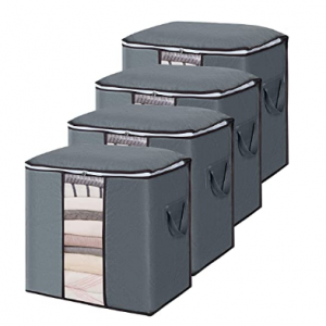 GoMaihe 90升大容量衣物防尘收纳包4个 @ Amazon