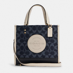 40% Off Coach Dempsey Tote 22 In Signature Jacquard With Coach Patch @ Coach Outlet