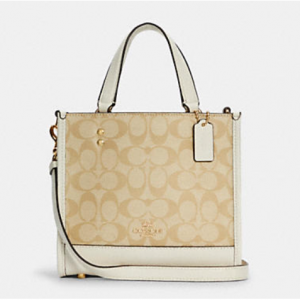 54% Off Coach Dempsey Tote 22 In Signature Canvas @ Coach Outlet