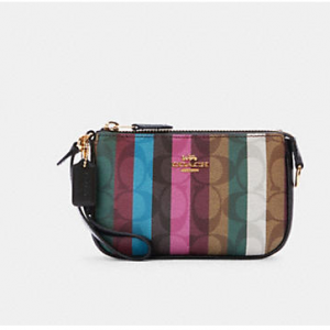 60% Off Coach Nolita 15 In Signature Canvas With Stripe Print @ Coach Outlet 