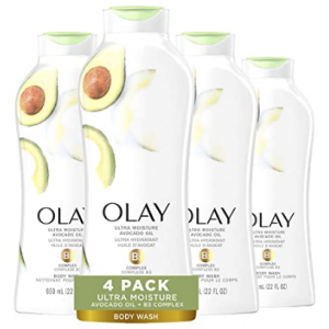 $16.72  For Olay Ultra Moisture Body Wash with B3 and Avocado Oil, 22 Fl Oz  (Pack of 4) @ Amazon 
