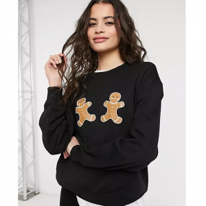 ASOS US官网 Monki 姜饼人女士圆领卫衣额外75折热卖