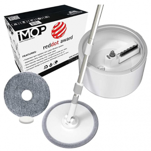 VENETIO iMOP 懒人旋转拖把 带拖把桶+替换拖布片 @ Amazon