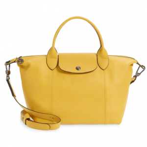 Nordstorm官网 Longchamp Le Pliage Cuir 单肩包6折热卖