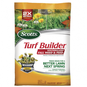 Scotts Turf Builder WinterGuard Fall Weed and Feed 3: Covers up to 15,000 Sq Ft, Fertilizer, 43 lb