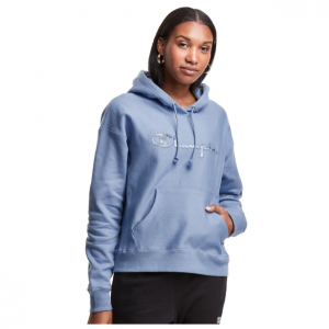 Champion USA官网 Champion Life Reverse Weave女款雾霾蓝运动卫衣热卖