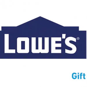 10% off Lowe's Gift Card $100 @Staples