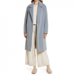 Nordstrom 香芋紫女士长款大衣 史低价