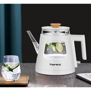 Topwit 1L玻璃电水壶 带可拆卸不锈钢冲泡器